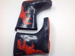 Gymboree Blue & Red RainBoots