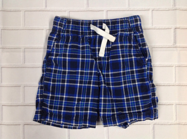 Gymboree Blue Plaid Shorts