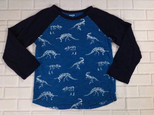 Gymboree Blue Print Dinosaur Top