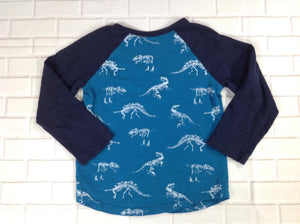 Gymboree Blue Print Dinosaur Top
