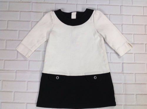 Gymboree Cream & Black Dress