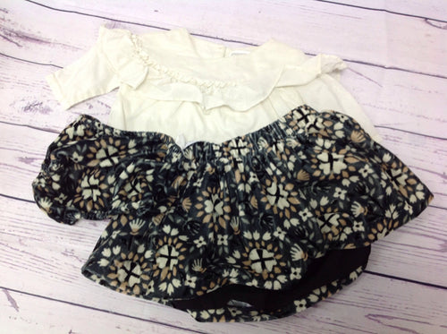 Gymboree GRAY PRINT 2 pc