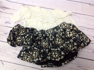 Gymboree GRAY PRINT 2 pc