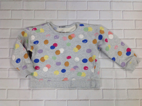 Gymboree GRAY PRINT Polka Dot Top