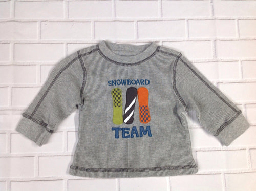 Gymboree GRAY PRINT Top