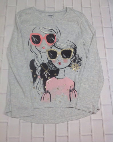 Gymboree GRAY PRINT Top