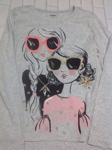 Gymboree GRAY PRINT Top