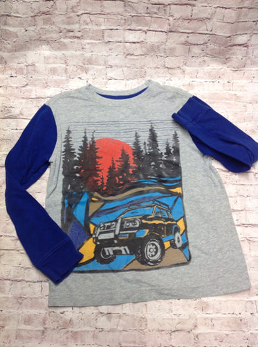 Gymboree GRAY PRINT Trees Top