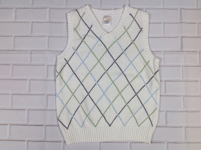 Gymboree GREEN & BLACK Argyle Vest