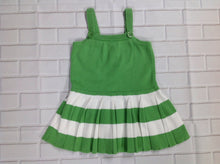 Gymboree Green & White Stripes Dress