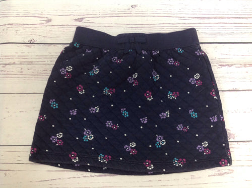 Gymboree Navy Print Skirt