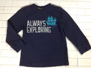 Gymboree Navy Print Top