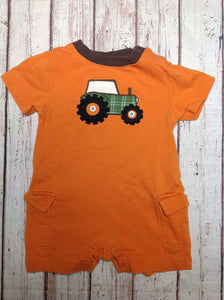 Gymboree ORANGE & BROWN One Piece