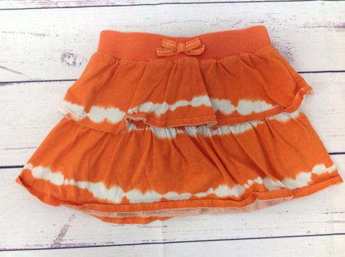 Gymboree ORANGE & WHITE Skort