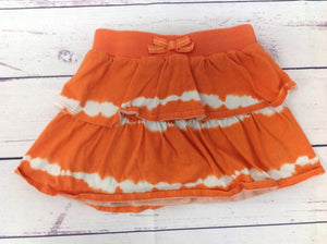 Gymboree ORANGE & WHITE Skort
