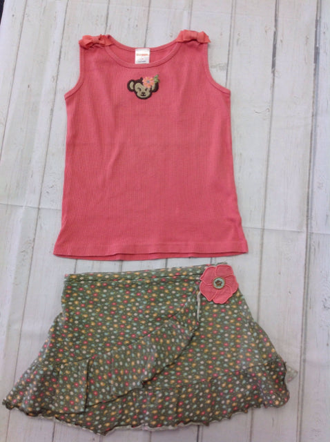 Gymboree Outlet CORAL & GREEN 2 pc Set