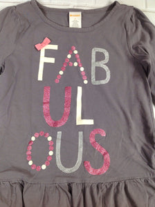 Gymboree Outlet GRAY PRINT Top