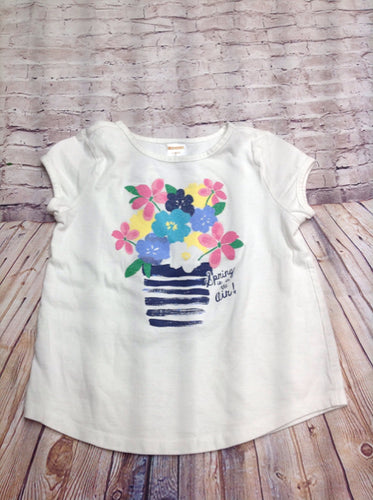 Gymboree Outlet White Print Top