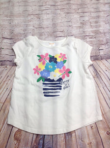 Gymboree Outlet White Print Top