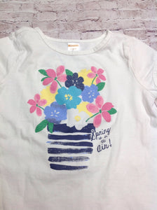Gymboree Outlet White Print Top