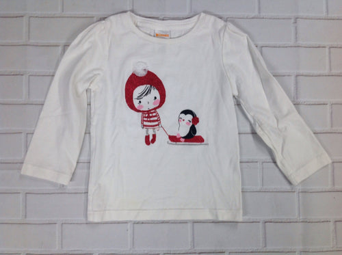 Gymboree Outlet White Print Top