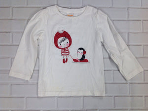 Gymboree Outlet White Print Top