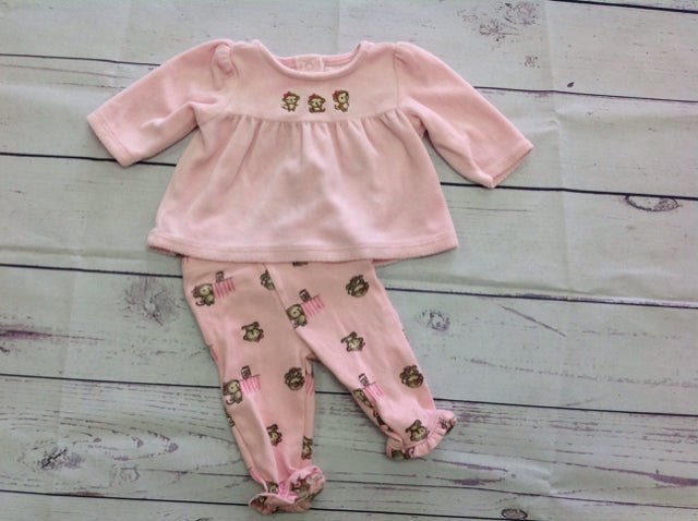 Gymboree PINK & BROWN 2 PC Outfit