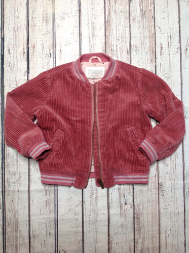 Gymboree PINK & SILVER Cordouroy Top