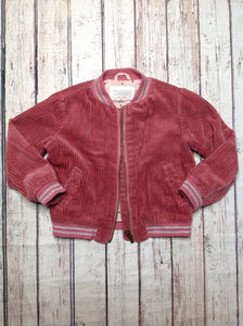 Gymboree PINK & SILVER Cordouroy Top