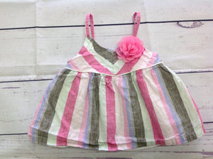 Gymboree Pink & Gray Top