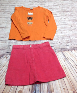 Gymboree Pink & Orange 2 pc Set
