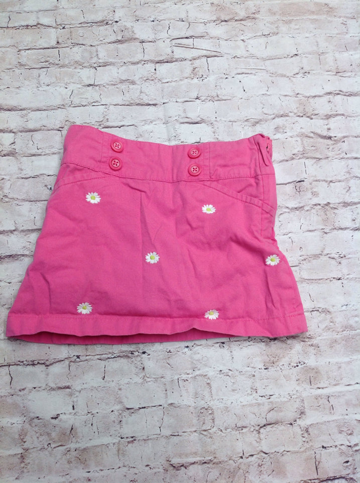 Gymboree Pink Flower Skort