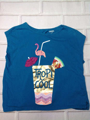 Gymboree TEAL PRINT Top