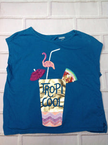 Gymboree TEAL PRINT Top