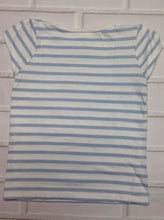 Gymboree White & Baby Blue Top
