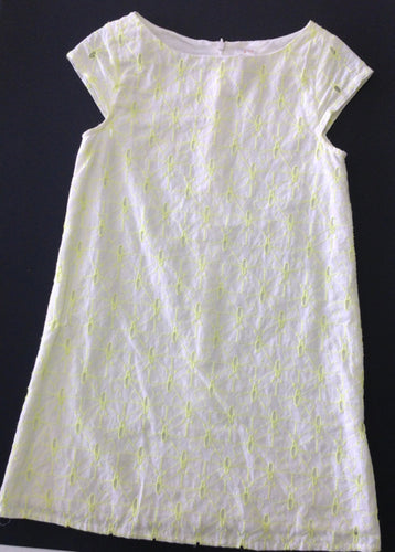 Gymboree White & Yellow Dress