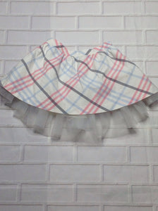 Gymboree White Print Skirt