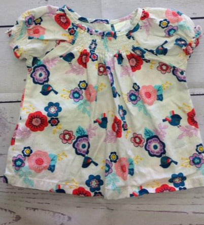 Gymboree White Print Top