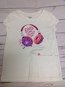 Gymboree White Print Top