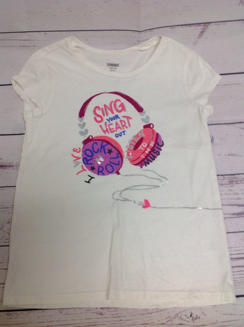 Gymboree White Print Top