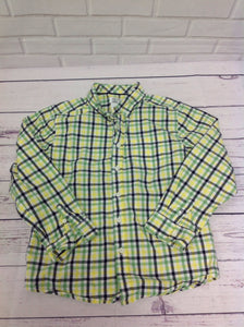 Gymboree YELLOW & GREEN Plaid Top