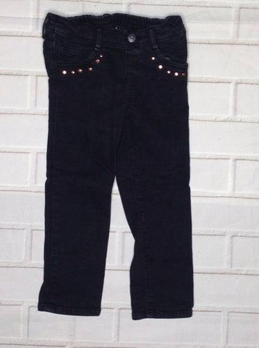 Gymboree black & gold jean Pants