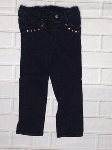 Gymboree black & gold jean Pants