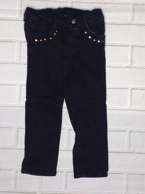 Gymboree black & gold jean Pants