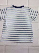 H & M Blue & Lime Top