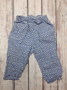 H & M Blue & White Pants
