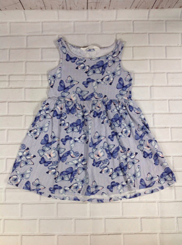 H & M Blue Print Dress