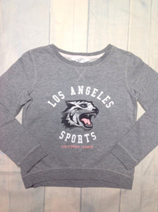 H & M Gray & Pink Top