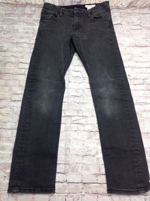 H & M Gray Denim Solid Jeans