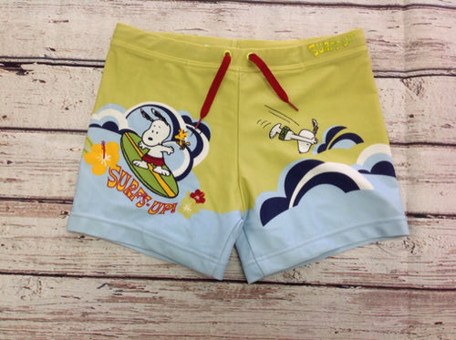 H & M Green & Blue Snoopy Swimwear